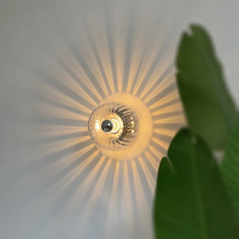 Nordic Bauhaus | Wall Sconce Light with Modern Glass Design | Stylish Illumination for Any Space