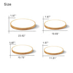 Nordic Collection | Flush Mount Ceiling Light with Adjustable Color Temperature | Modern Wood Design for Stylish Home Illumination