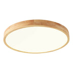 Nordic Collection | Flush Mount Ceiling Light with Adjustable Color Temperature | Modern Wood Design for Stylish Home Illumination
