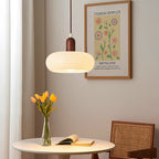 Nordic Cream Pendant Lighting with Adjustable Height | Elegant Fixture for Modern Kitchens
