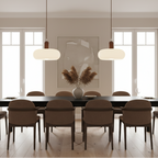 Nordic Cream Pendant Lighting with Adjustable Height | Elegant Fixture for Modern Kitchens