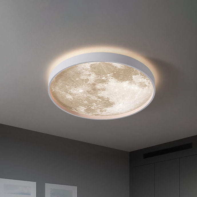 Nordic Creative | Flush Mount Ceiling Light with Color Changing LED | Modern Design for Hallway and Living Room