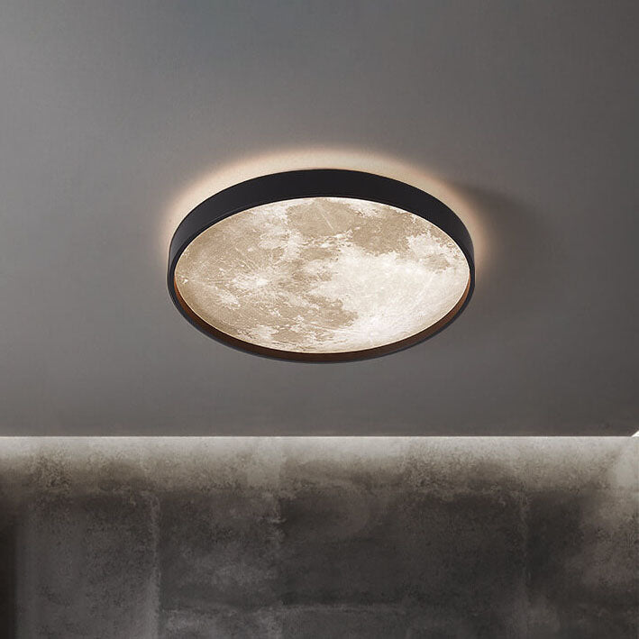 Nordic Creative | Flush Mount Ceiling Light with Color Changing LED | Modern Design for Hallway and Living Room