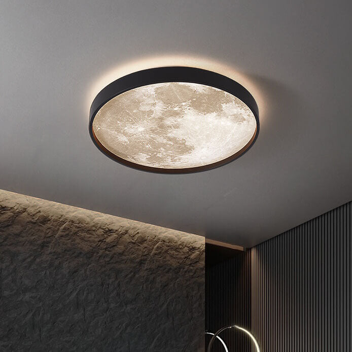 Nordic Creative | Flush Mount Ceiling Light with Color Changing LED | Modern Design for Hallway and Living Room