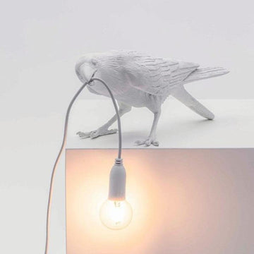 Nordic Crow Bird Lamp | LED Table Lamp with Unique Design | Stylish Decor for Any Room