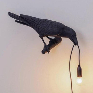 Nordic Crow Bird Lamp | LED Table Lamp with Unique Design | Stylish Decor for Any Room