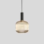 Nordic Glass Pendant Light with Adjustable Height & Brass Finish | Stylish Kitchen Pendant Lighting for Warm Ambience