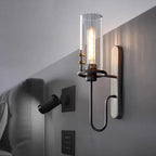Nordic Glass Wall Sconce Lighting with Artistic Glow | Minimalist Design for Elegant Ambiance