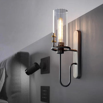 Nordic Glass Wall Sconce Lighting with Artistic Glow | Minimalist Design for Elegant Ambiance