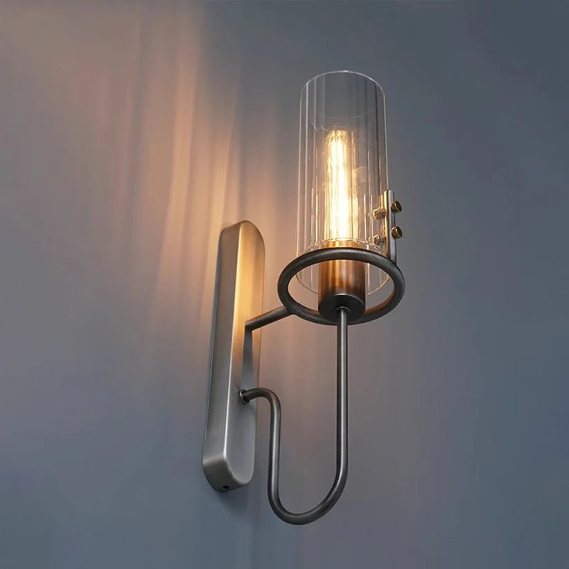 Nordic Glass Wall Sconce Lighting with Artistic Glow | Minimalist Design for Elegant Ambiance