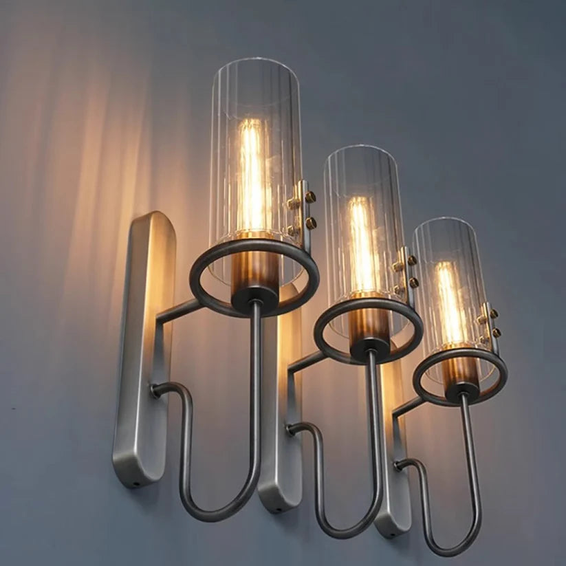 Nordic Glass Wall Sconce Lighting with Artistic Glow | Minimalist Design for Elegant Ambiance