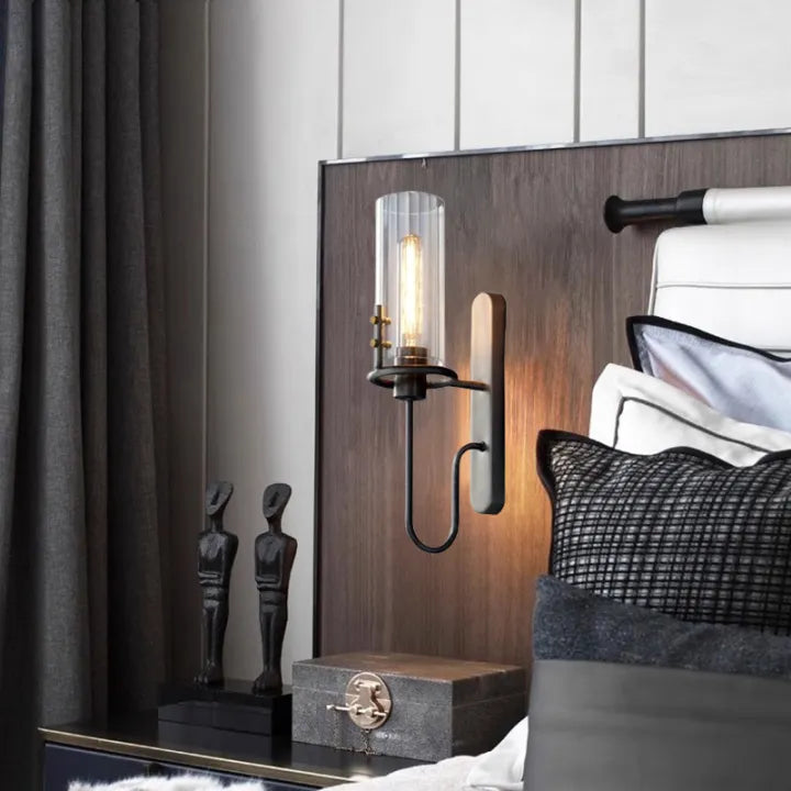 Nordic Glass Wall Sconce Lighting with Artistic Glow | Minimalist Design for Elegant Ambiance