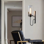 Nordic Glass Wall Sconce Lighting with Artistic Glow | Minimalist Design for Elegant Ambiance
