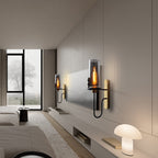Nordic Glass Wall Sconce Lighting with Artistic Glow | Minimalist Design for Elegant Ambiance