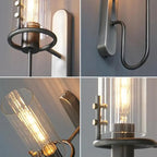 Nordic Glass Wall Sconce Lighting with Artistic Glow | Minimalist Design for Elegant Ambiance
