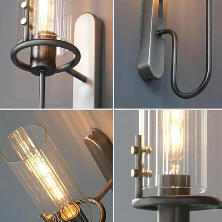 Nordic Glass Wall Sconce Lighting with Artistic Glow | Minimalist Design for Elegant Ambiance