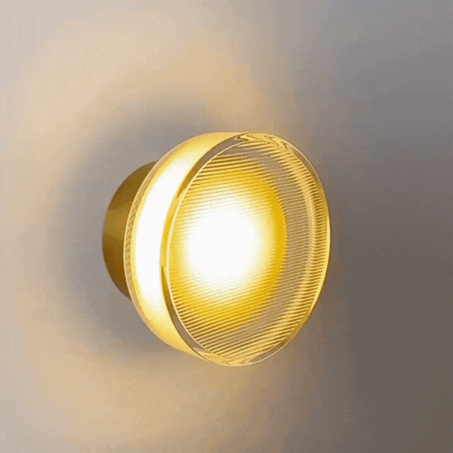 Nordic Luxury | Wall Sconce Lighting with Artistic Stained Glass Shade | Elegant Ambient Illumination for Modern Spaces