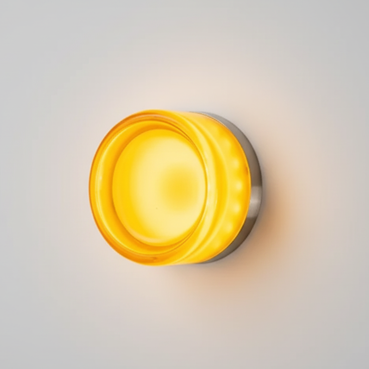 Nordic Luxury | Wall Sconce Lighting with Artistic Stained Glass Shade | Elegant Ambient Illumination for Modern Spaces