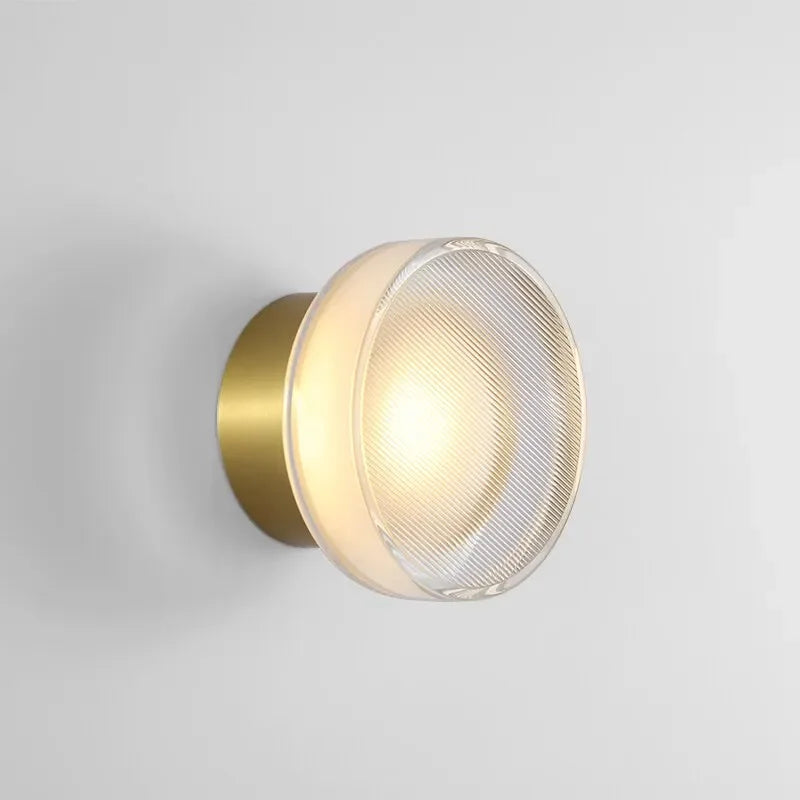 Nordic Luxury | Wall Sconce Lighting with Artistic Stained Glass Shade | Elegant Ambient Illumination for Modern Spaces