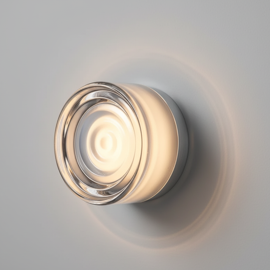 Nordic Luxury | Wall Sconce Lighting with Artistic Stained Glass Shade | Elegant Ambient Illumination for Modern Spaces