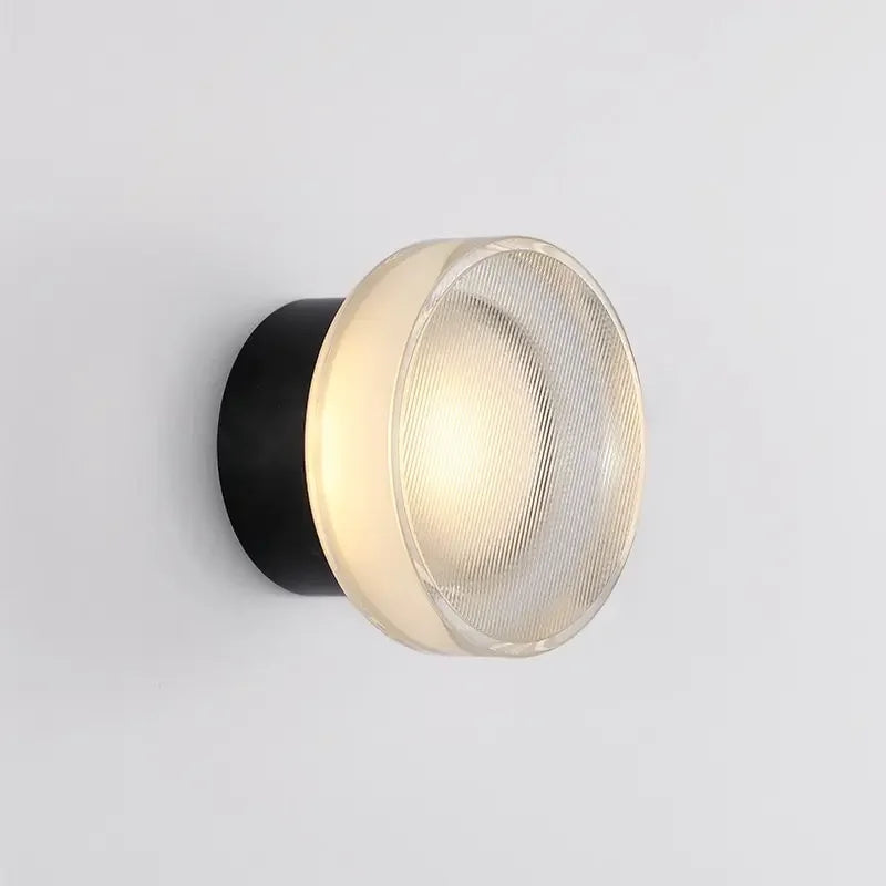 Nordic Luxury | Wall Sconce Lighting with Artistic Stained Glass Shade | Elegant Ambient Illumination for Modern Spaces