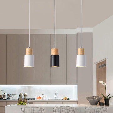 Nordic Macaron | Colorful LED Pendant Light with Adjustable Chain | Modern Kitchen Pendant Lighting for Stylish Living Spaces