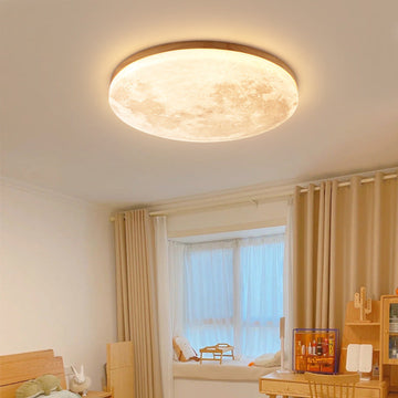 Nordic Minimalist | Flush Mount Ceiling Light with Integrated LED | Modern Design for Elegant Hallways and Living Rooms