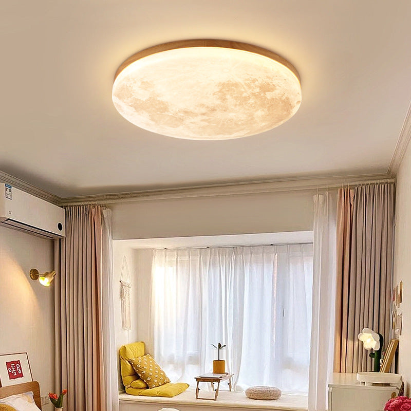 Nordic Minimalist | Flush Mount Ceiling Light with Integrated LED | Modern Design for Elegant Hallways and Living Rooms