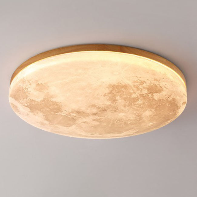 Nordic Minimalist | Flush Mount Ceiling Light with Integrated LED | Modern Design for Elegant Hallways and Living Rooms