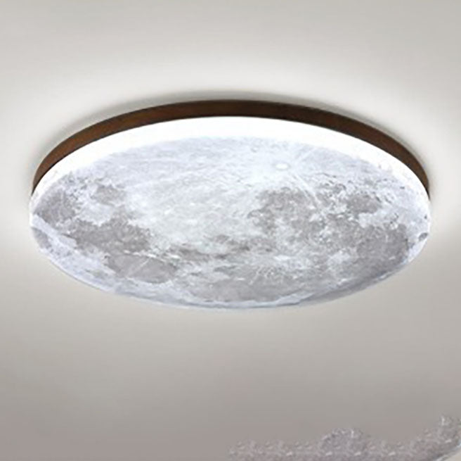 Nordic Minimalist | Flush Mount Ceiling Light with Integrated LED | Modern Design for Elegant Hallways and Living Rooms