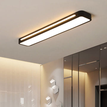 Nordic Minimalist | LED Flush Mount Ceiling Light with Energy-Efficient Design | Modern Fixture for Hallways and Living Rooms