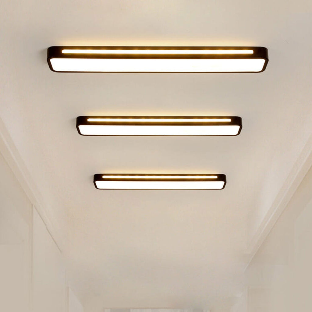 Nordic Minimalist | LED Flush Mount Ceiling Light with Energy-Efficient Design | Modern Fixture for Hallways and Living Rooms