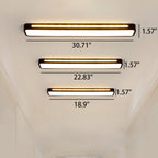 Nordic Minimalist | LED Flush Mount Ceiling Light with Energy-Efficient Design | Modern Fixture for Hallways and Living Rooms