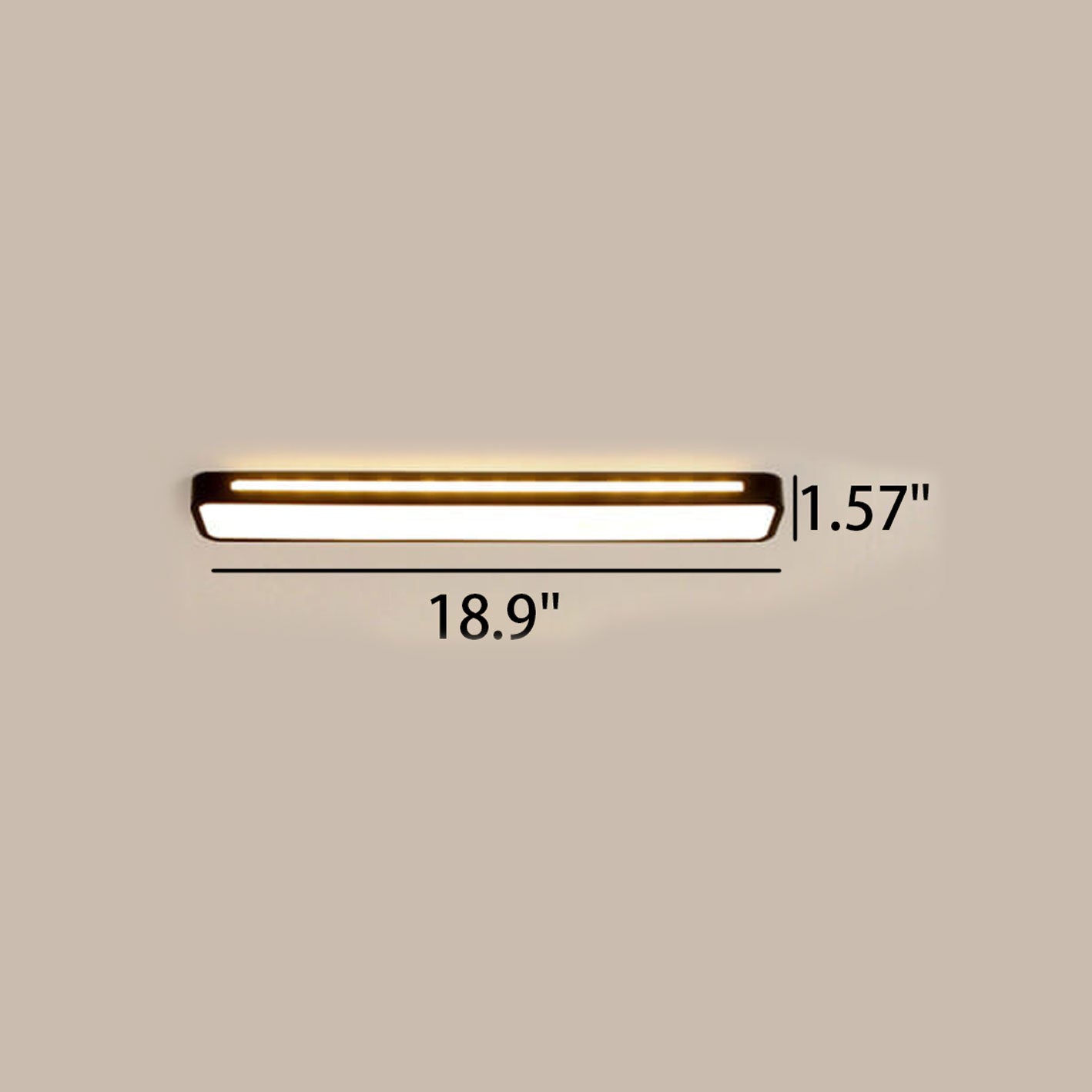 Nordic Minimalist | LED Flush Mount Ceiling Light with Energy-Efficient Design | Modern Fixture for Hallways and Living Rooms