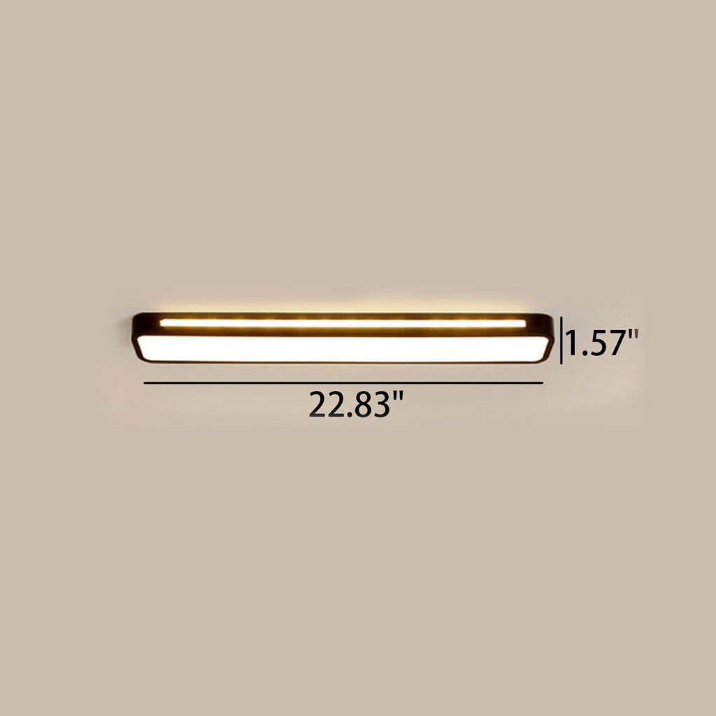 Nordic Minimalist | LED Flush Mount Ceiling Light with Energy-Efficient Design | Modern Fixture for Hallways and Living Rooms