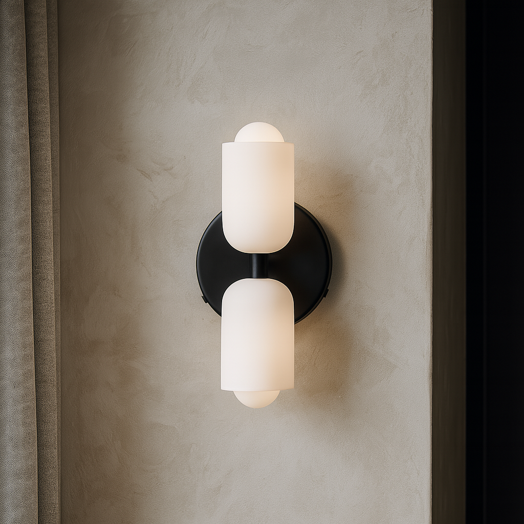 Nordic Style | Wall Sconces with Soft Diffused Illumination | Contemporary Matte Finish for Calming Ambiance