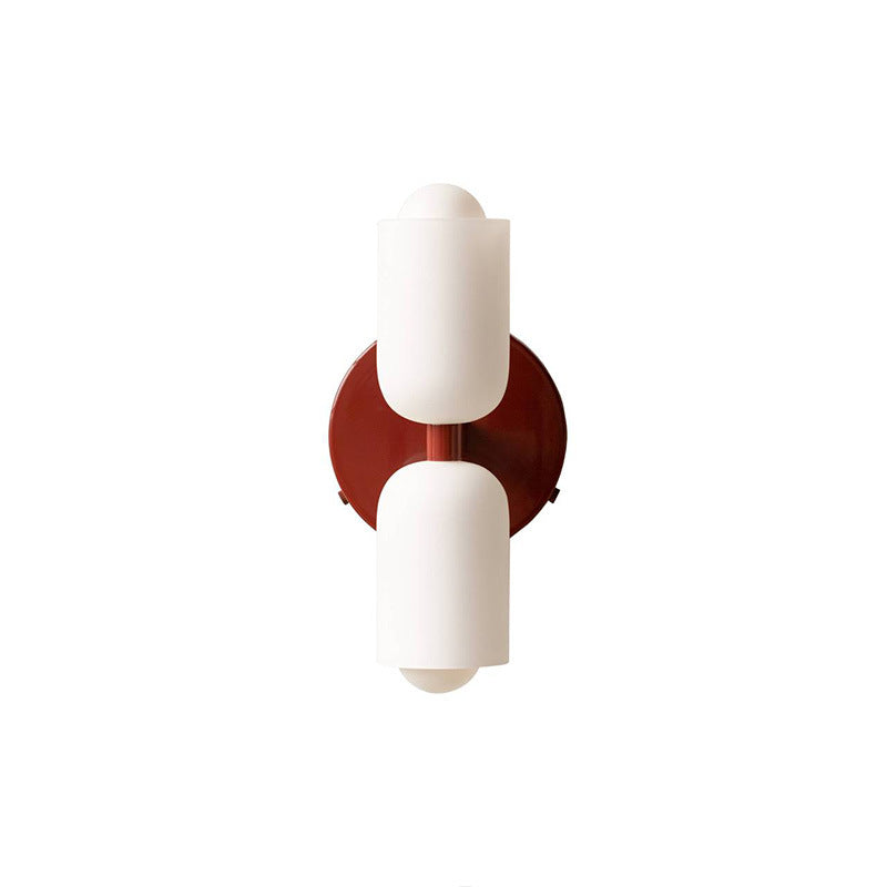 Nordic Wall Sconce, Up Down LED, Matte Finish, Gold Beige Green, Bedroom