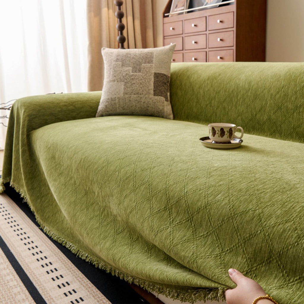 Thickened Chenille Anti Scratch Washable Sofa Cover