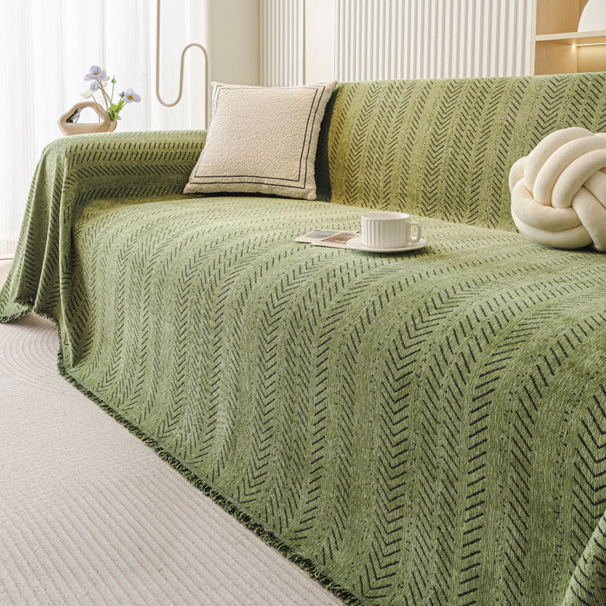 Chenille Anti Scratch Washable Sofa Cover for Cozy Living