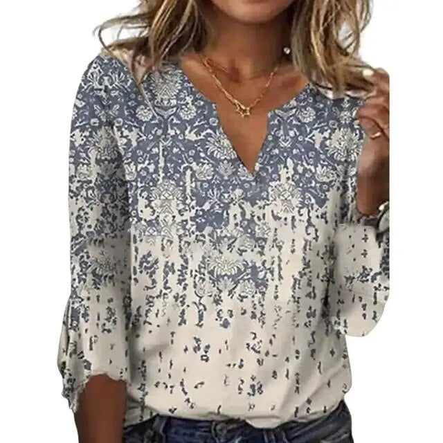 Olivia Collection | Women's Top with Breathable Silk Cotton Fabric | Effortless Blouse for All-Day Comfort