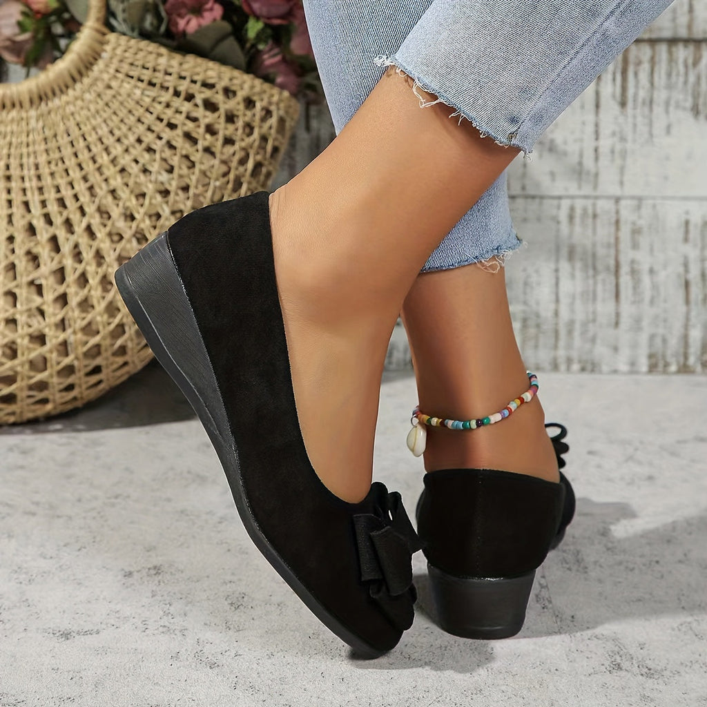 Olyvia | Black Flats for Women with Soft Insole & Elegant Design | Stylish Footwear for All-Day Comfort