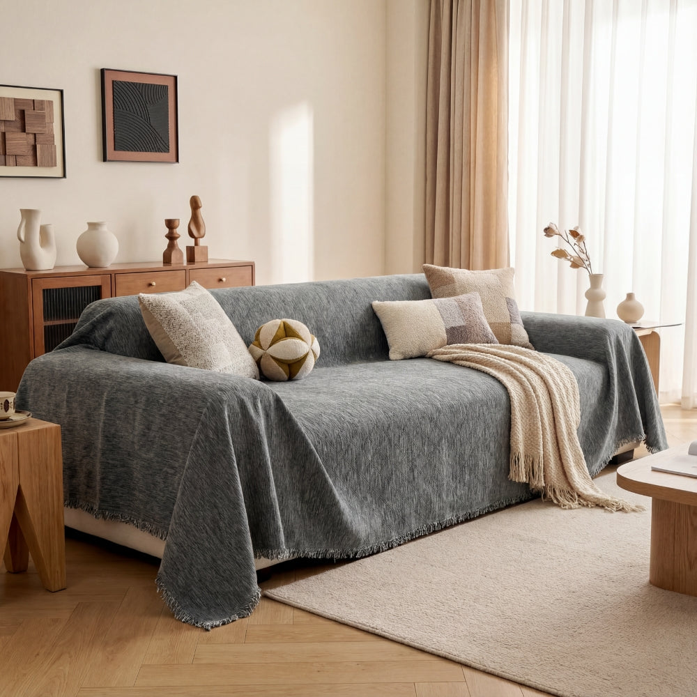 Thickened Chenille Anti Scratch Washable Sofa Cover