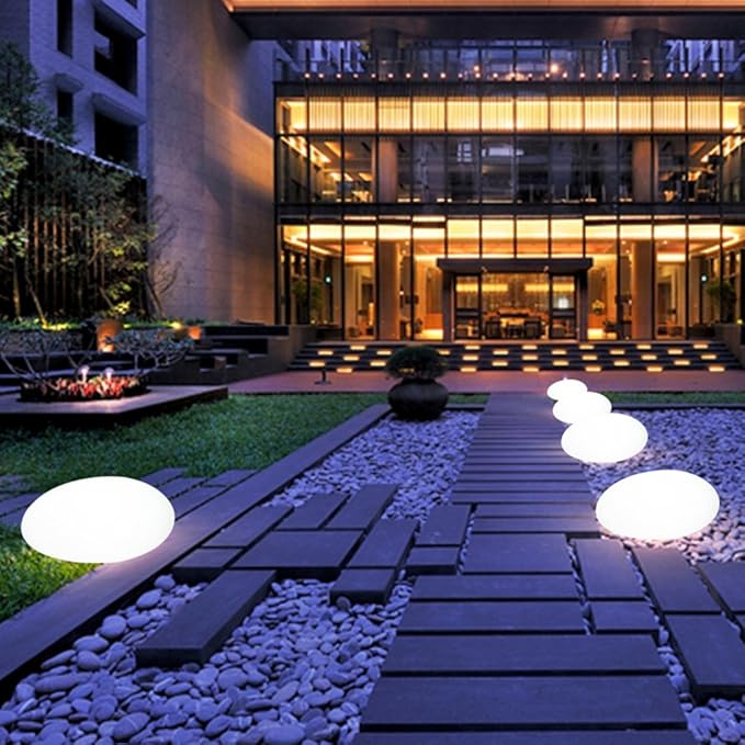 Outdoor LED Garden Light with 16 Colors & Remote Control | Weather-Resistant Design for Ambiance Enhancement