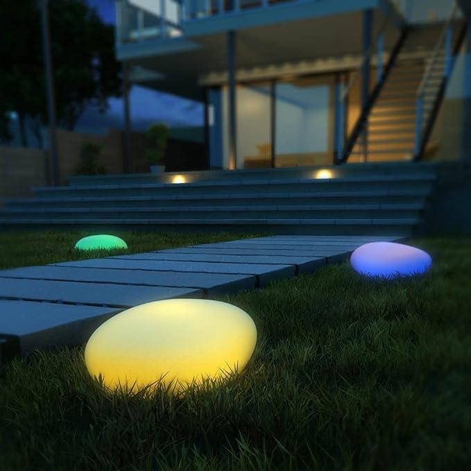 Outdoor LED Garden Light with 16 Colors & Remote Control | Weather-Resistant Design for Ambiance Enhancement