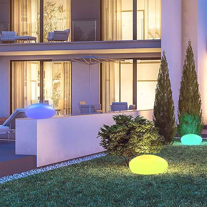 Outdoor LED Garden Light with 16 Colors & Remote Control | Weather-Resistant Design for Ambiance Enhancement