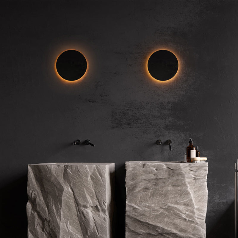 Minimalist Outdoor Wall Light, IP65 Waterproof LED, White, Motion Sensor