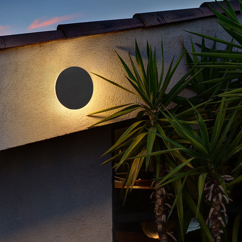 Minimalist Outdoor Wall Light, IP65 Waterproof LED, White, Motion Sensor