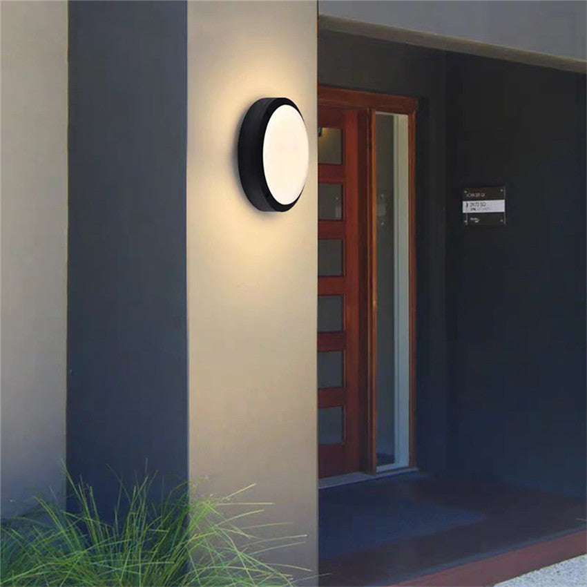 Outdoor Wall Lights | LED Flush Mount Light with Radar Motion Sensor | Weather-Resistant Design for Enhanced Security