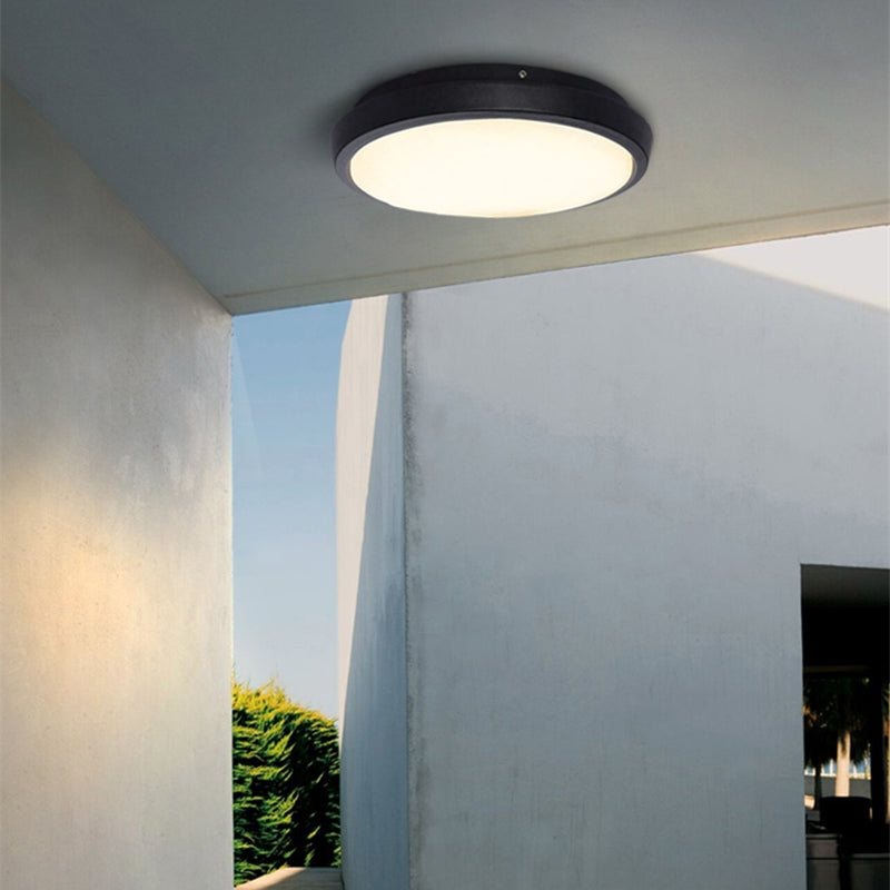 Outdoor Wall Lights | LED Flush Mount Light with Radar Motion Sensor | Weather-Resistant Design for Enhanced Security