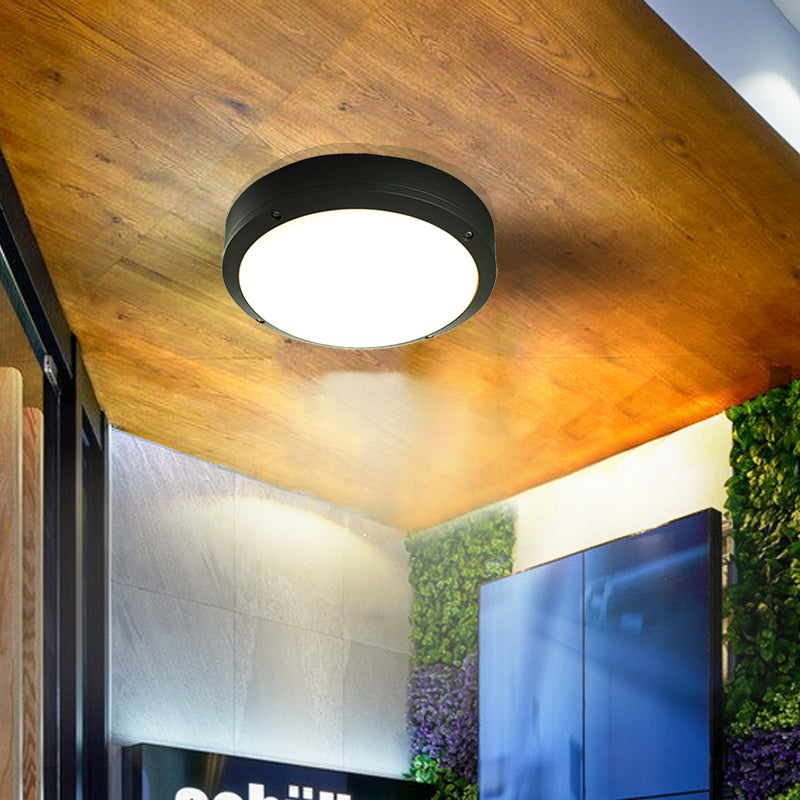 Outdoor Wall Lights | LED Flush Mount Light with Radar Motion Sensor | Weather-Resistant Design for Enhanced Security